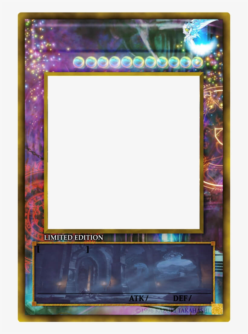 Yugioh Card Png - Yu Gi Oh Card Base - Free Transparent Png Within Yugioh Card Template