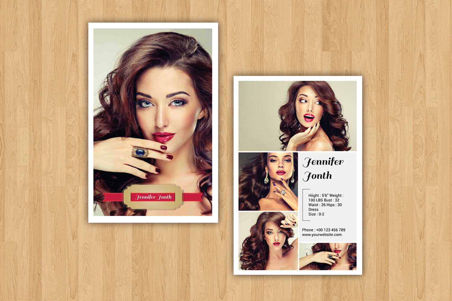 Zed Card Template Free ] – 17 Best Model Comp Cards Images With Zed Card Template